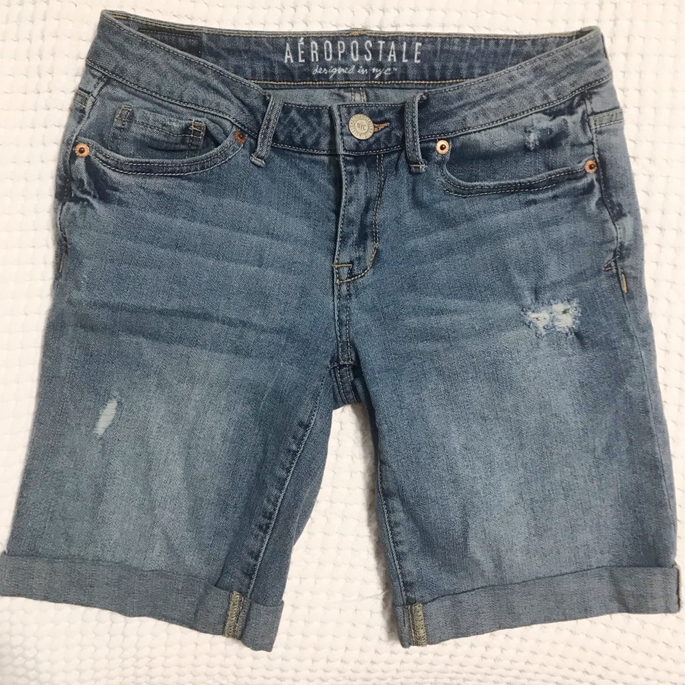 NWOT Aeropostale Denim Bermuda Shorts